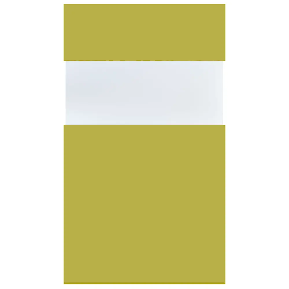 Витрина для шкафа Delinia «Васаби» 40x70 см, пластик, цвет зелёный STLM-2028699