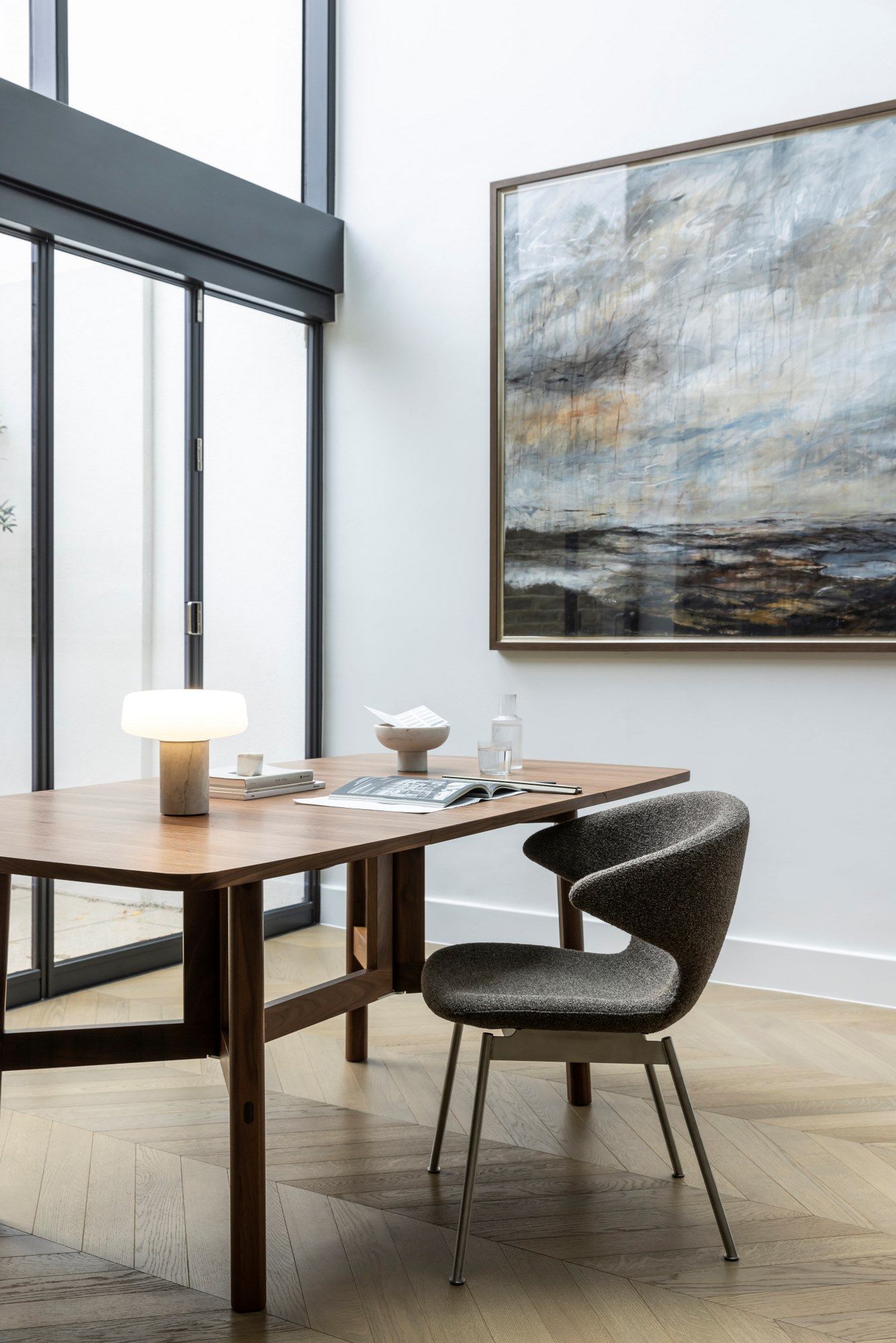 Мягкий тканевый стул с подлокотниками Case Ella ARCH-00086524 - Вид №38