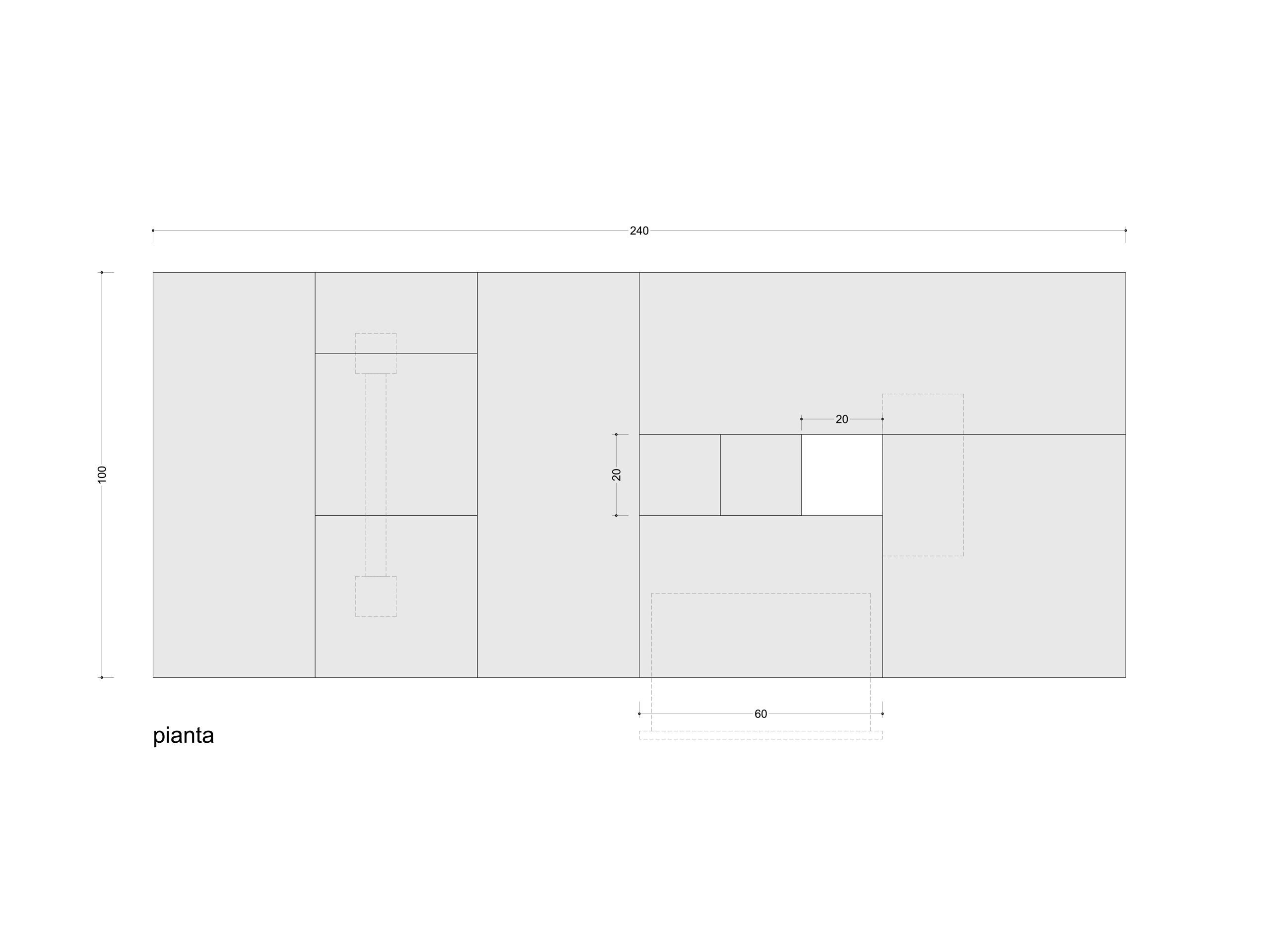 Деревянный прямоугольный стол с ящиком Disegno di Legno только ARCH-00133400 - Вид №15