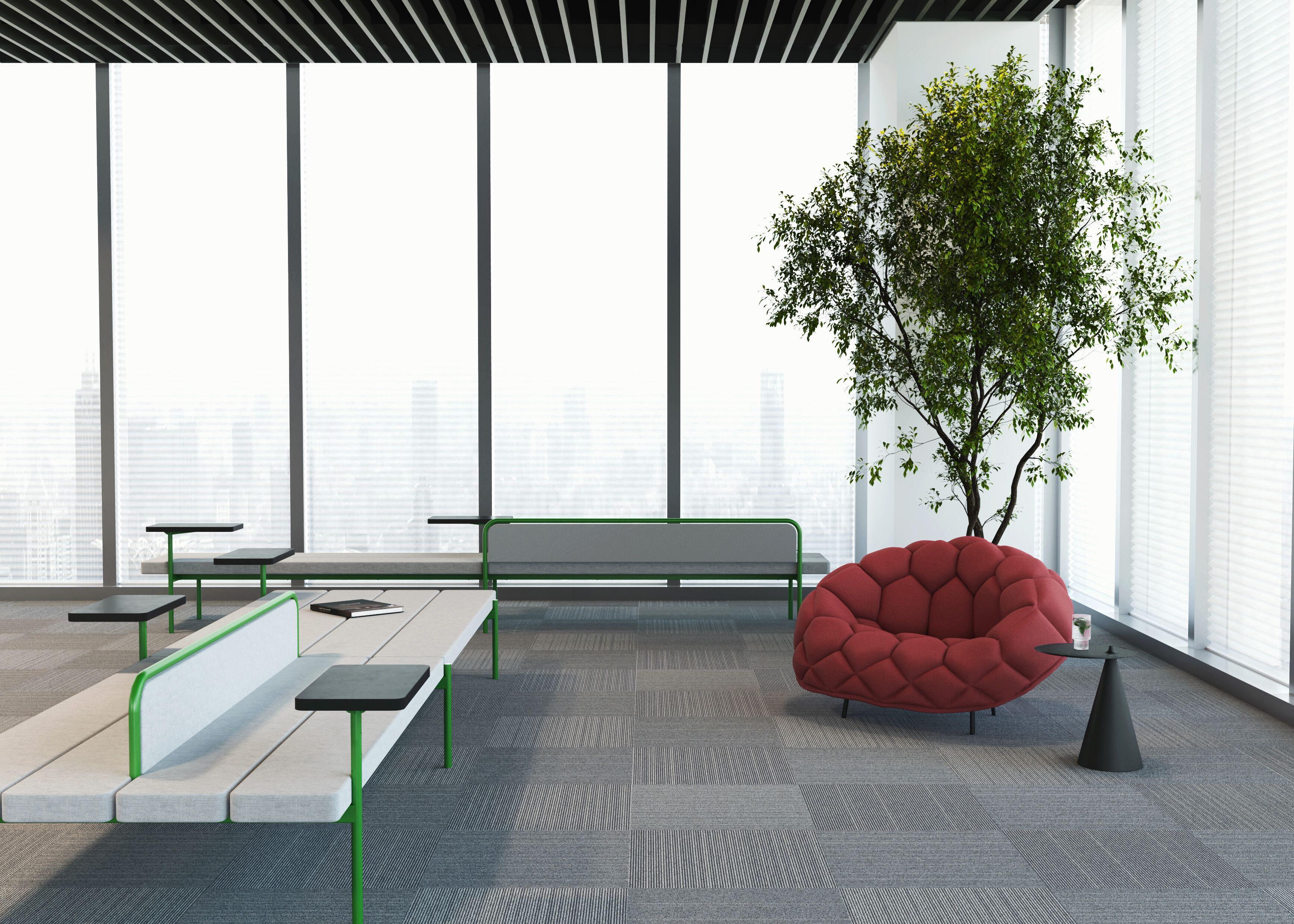 Модульная мягкая скамейка из ткани Established&Sons Island ARCH-00100058 - Вид №45