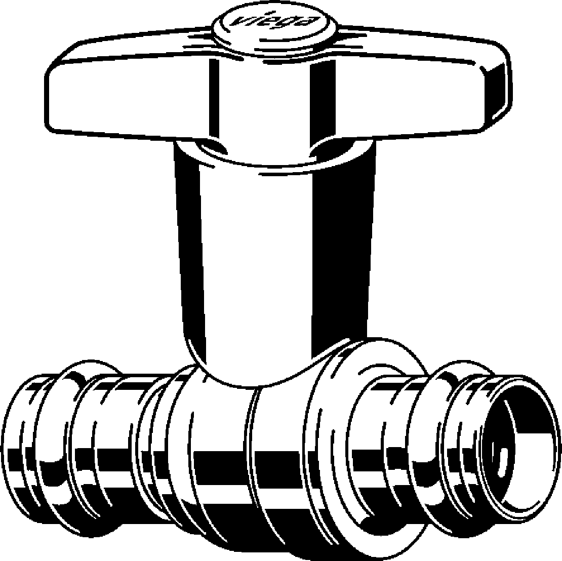 Viega Шаровой кран Easytop 2275CO (746551) 746 551 - Вид №1