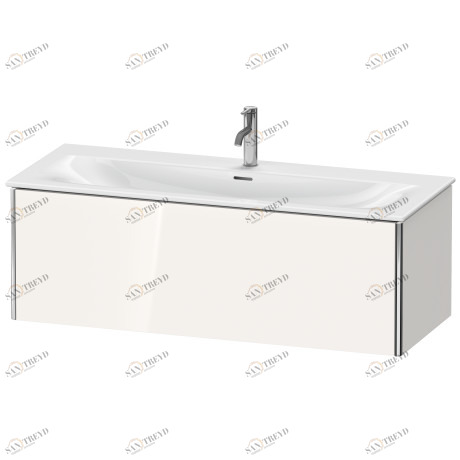 XS422608585 Тумбочка подвесная XSquare #XS4226 1210 x 478 мм Белый глянцевый лак Duravit