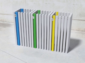 Бетонные стойки для мусора из фиброзного бетона для раздельного сбора