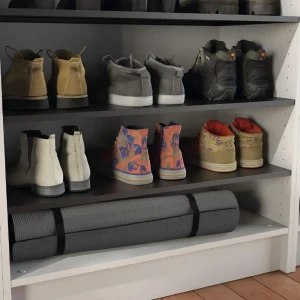 Полка для шкафа Лион 80x54.5 см KONSENSA МДФ цвет черный