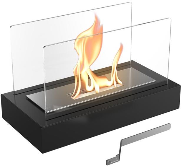 Kratki Настольный камин на биоэтаноле из стали и стекла sun-id-1437960 - Вид №1