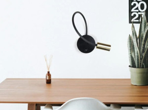 Регулируемая металлическая светодиодная настенная лампа