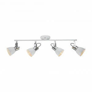 Спот потолочный белый с 4 плафонами Arte Lamp A1677PL A1677PL-4WH ARTE LAMP 1677 00-3924374 Белый