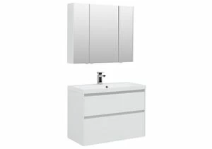 Мебель для ванной Aquanet Гласс 90 белый