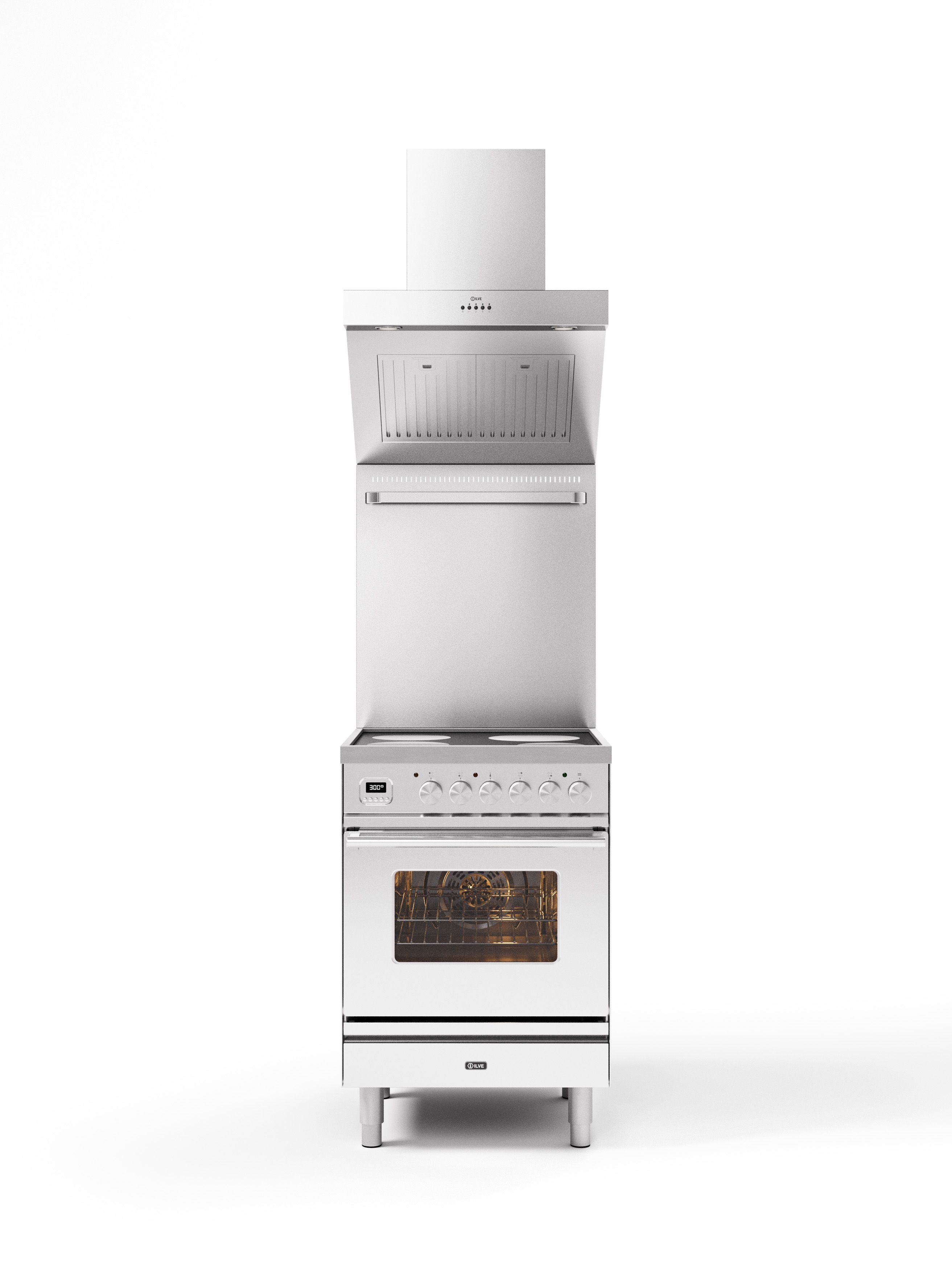 Отдельно стоящая кухня из нержавеющей стали Ilve Professional Plus ARCH-00150617