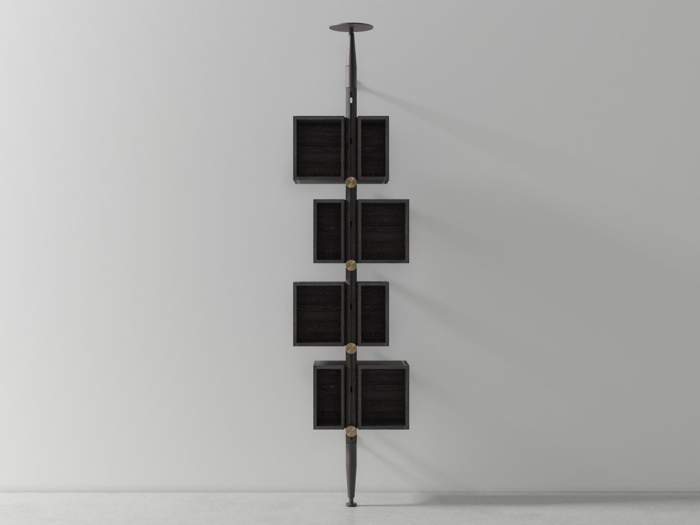 Секционная настенная Книжная полка из дуба с ящиками District Eight Inumbra ARCH-00151514 - Вид №3