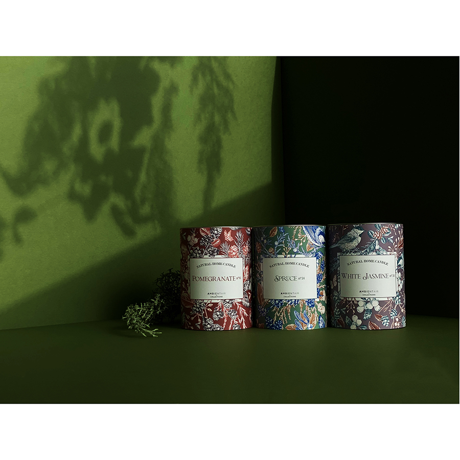 VV040WJEF Свеча ароматическая enchanted forest, Белый жасмин, 40 ч Ambientair  - Вид №4