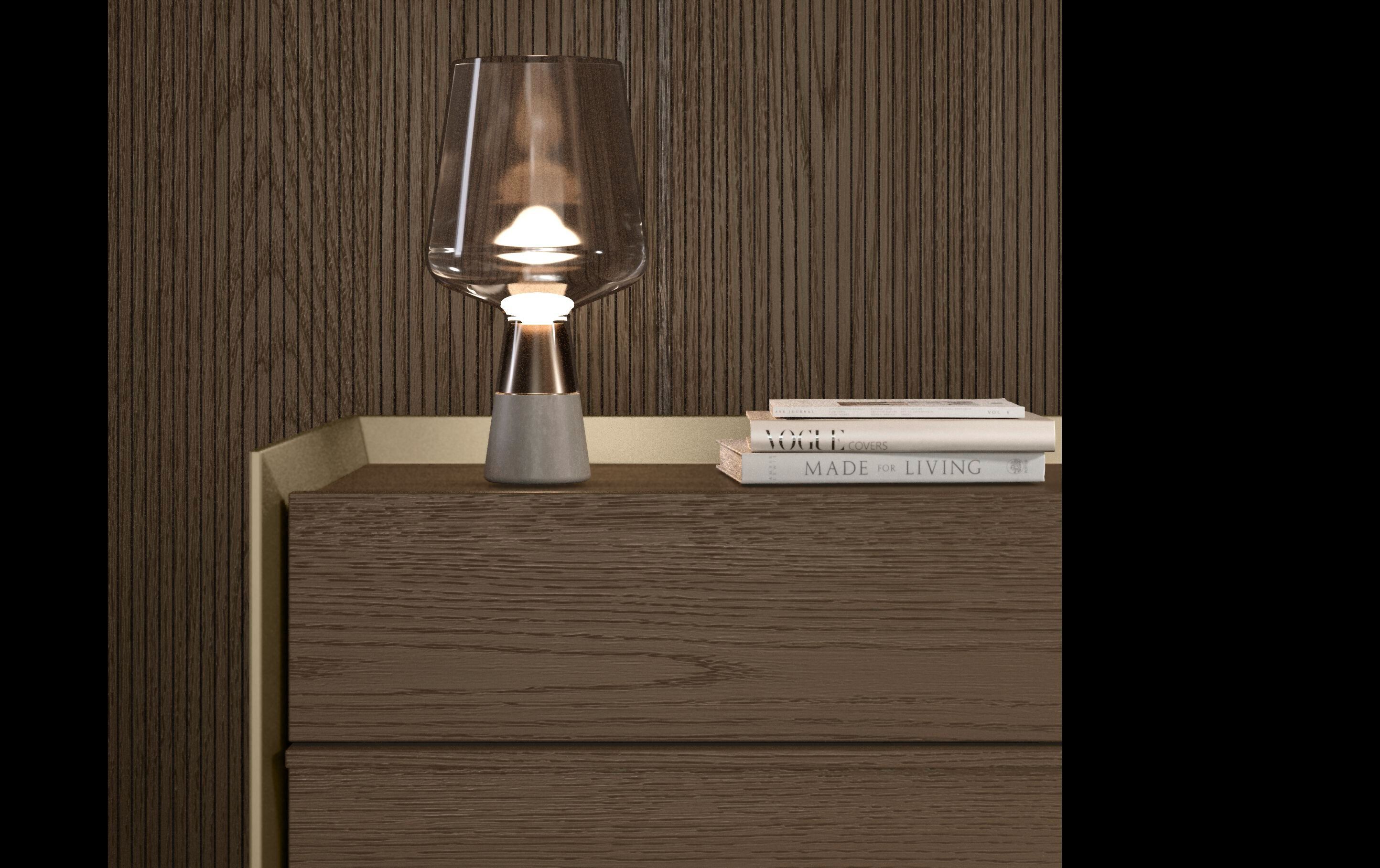 Деревянная прямоугольная тумбочка с ящиками Olivieri дресс-код ARCH-00046119 - Вид №4