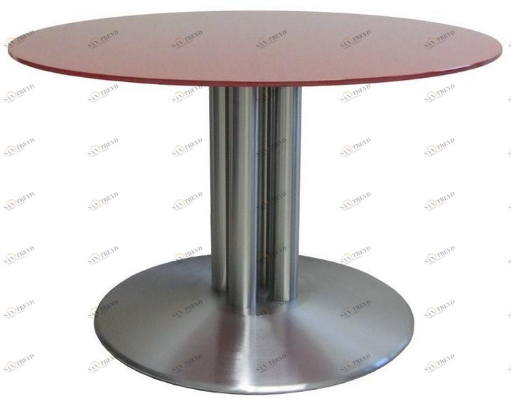 Vela Arredamenti Круглый стол из нержавеющей стали по контракту Balis sun-id-1366934