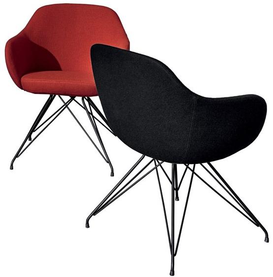 Sovet italia Стул с обивкой и подлокотниками Cadira sun-id-1383915 - Вид №1