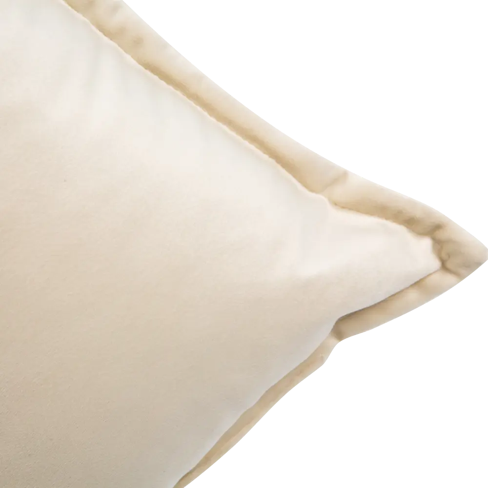 Подушка Бархат 43х43 см кремовая LINEN WAY STLM-2144976 - Вид №2
