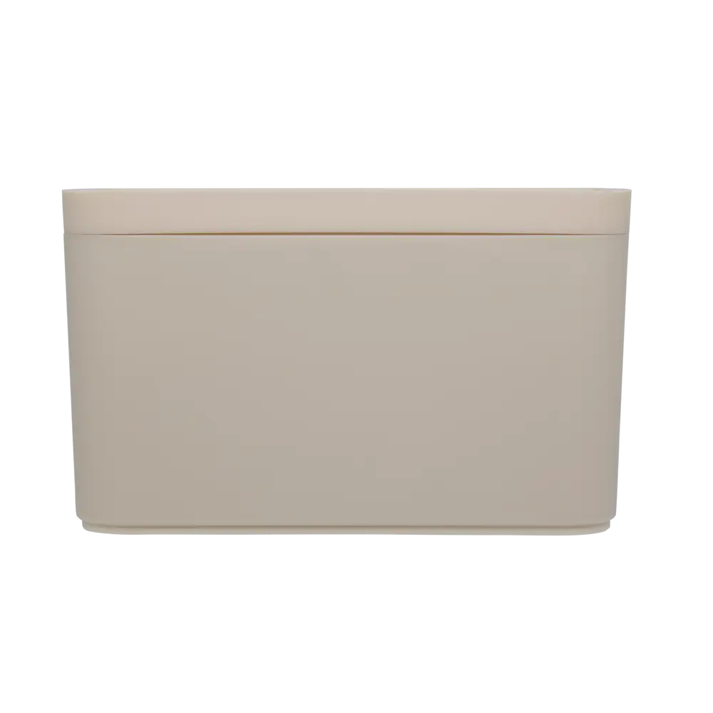 Органайзер для хранения Berossi 16x13x23 см 2.4 л пластик цвет кремовый STLM-2109420 - Вид №6