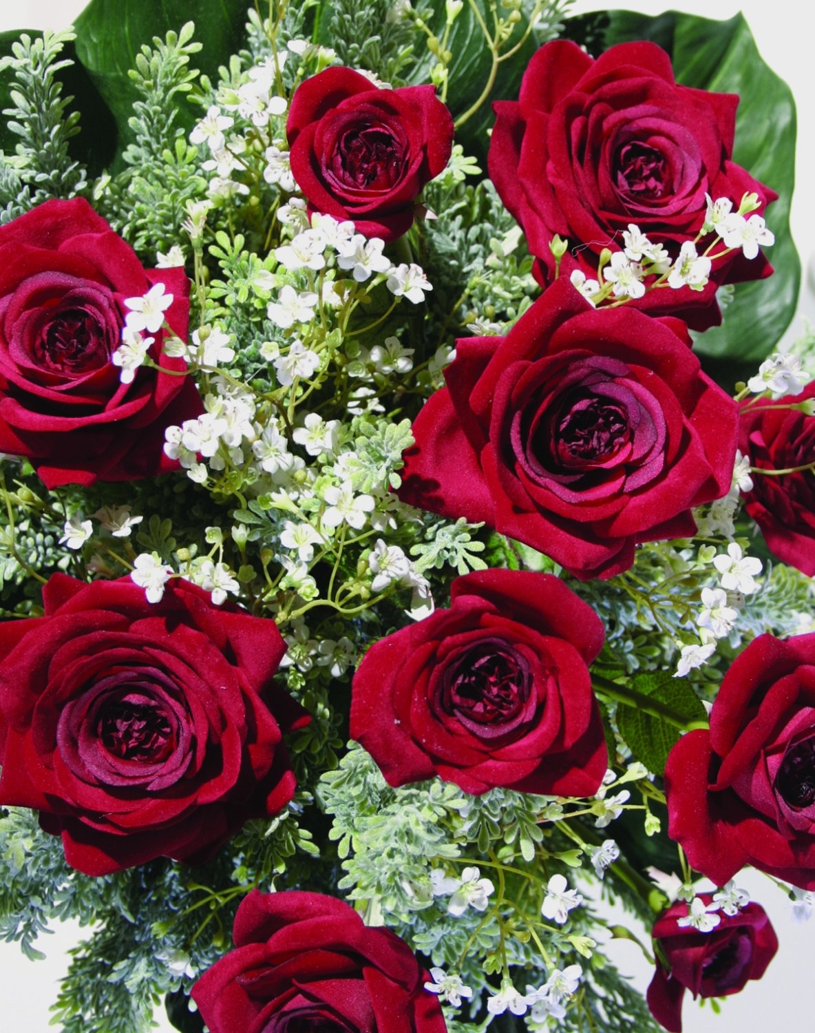 2619 444 a3 Набор искусственных роз, 5 шт, 68 см, красные H-andreas  - Вид №1