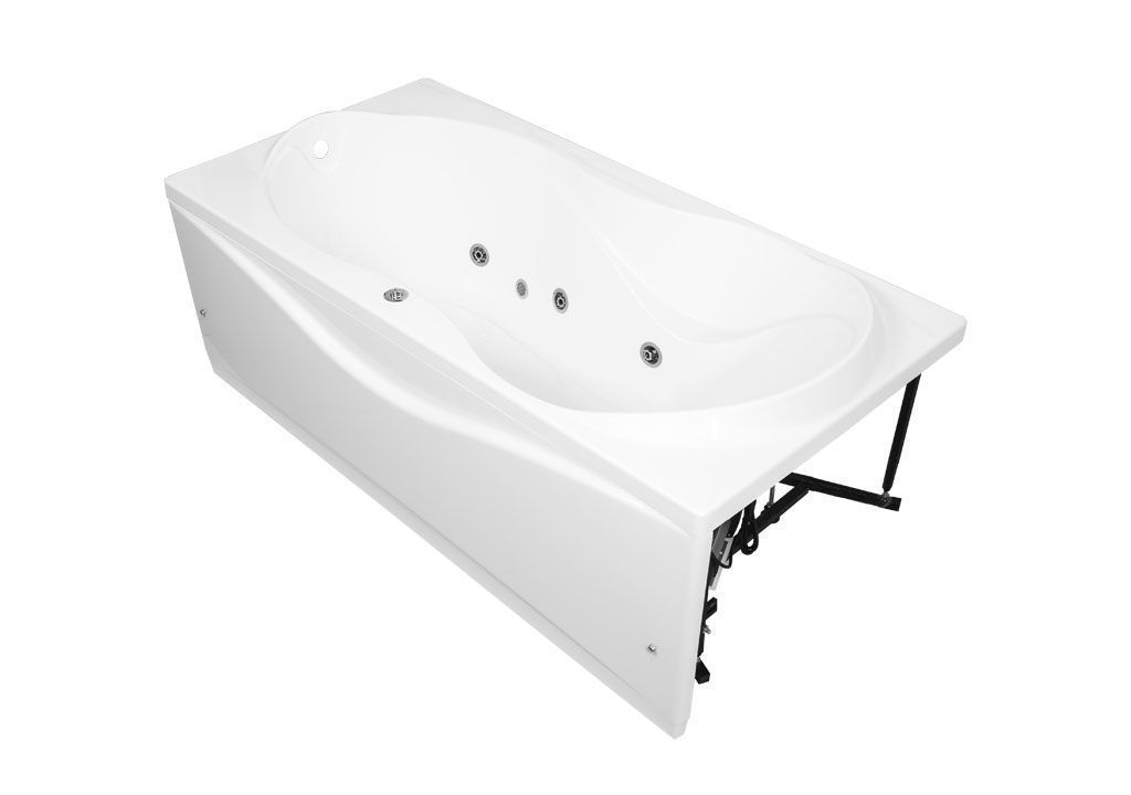Акриловая ванна Aquanet Grenada 180x90 (каркас + смеситель Grohe BauEdge 2511700A) 002039730014017500240613 - Вид №4
