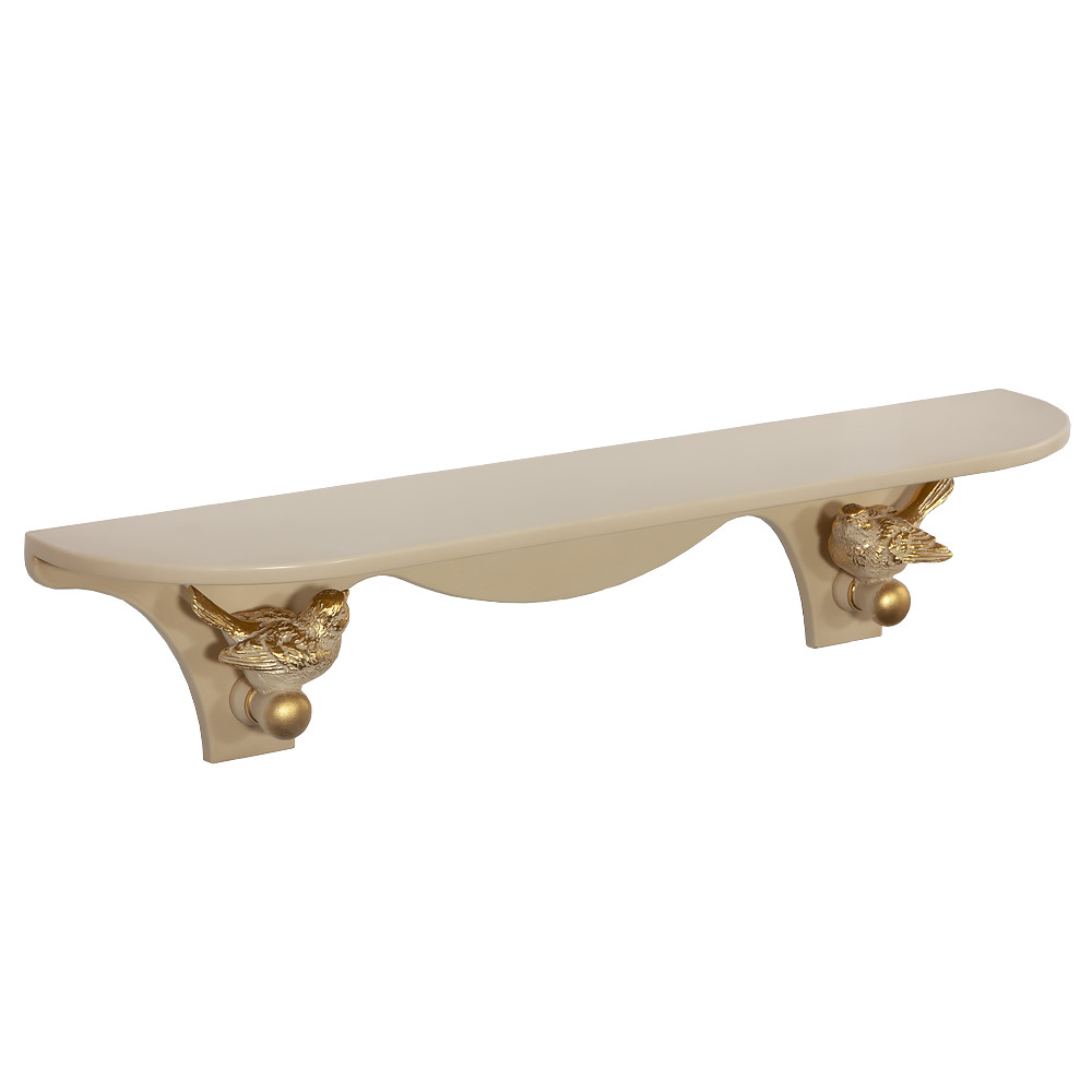 13067 Полка Гармония большая Айвори BOGACHO 4627179652326 - Вид №1