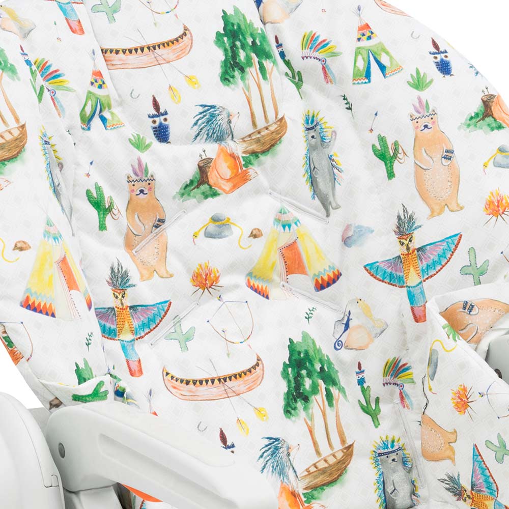 Съемный чехол для стульчика для кормления Native Party VAMVIGVAM  281621 Белый;желтый;зеленый Santreyd  - Вид №1