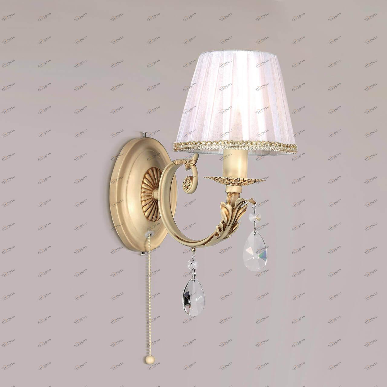 Бра настенное белое с золотым Citilux "Элиза" CL423311 CITILUX ЭЛИЗА 00-3927676 Белый;золото 