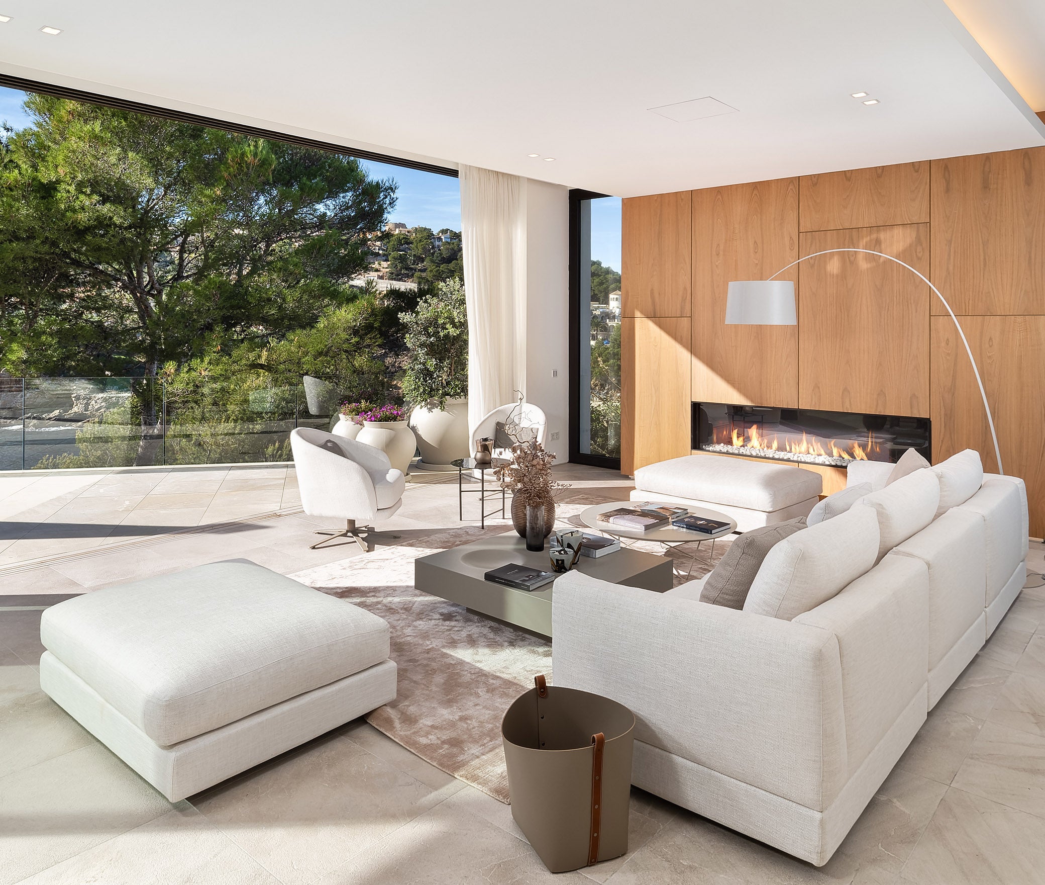 Корзина Ovo - 40X40XH29 см / Тан / регенерированная кожа_coffee Pinetti 70.0180.082.015 - Вид №7