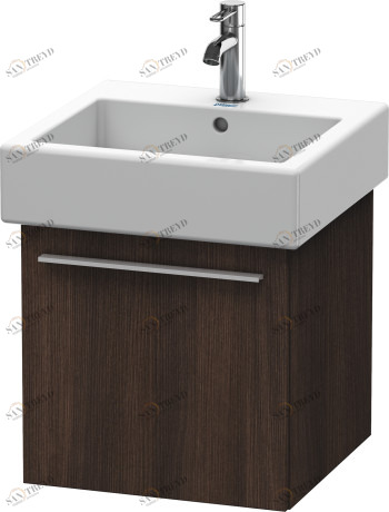 XL604305353 X-Large Тумбочка подвесная Каштан темный, декор Duravit