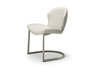 Кожаный консольный стул