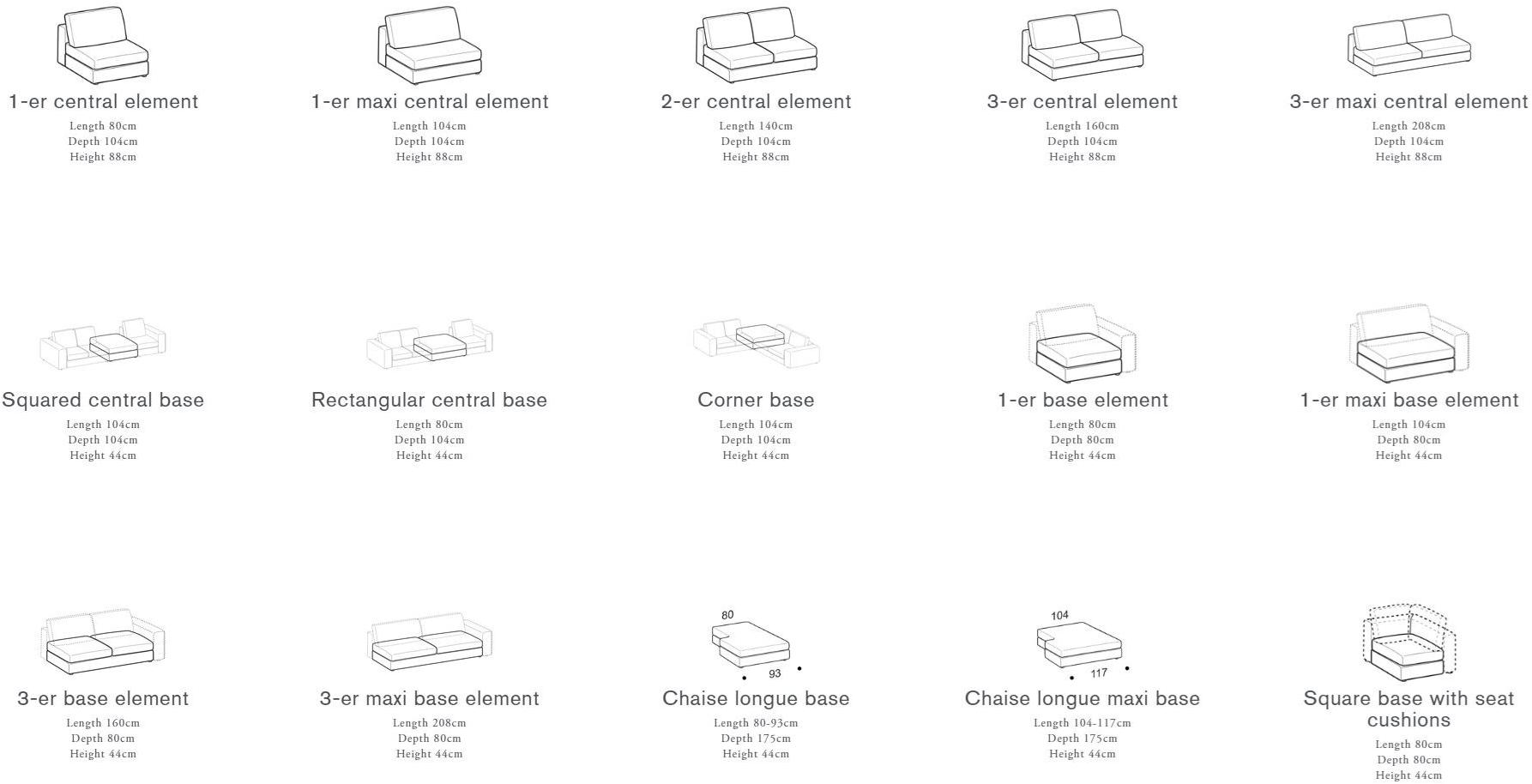 Ditre Italia Модульный кожаный диван с шезлонгом Urban sun-id-1418362 - Вид №4