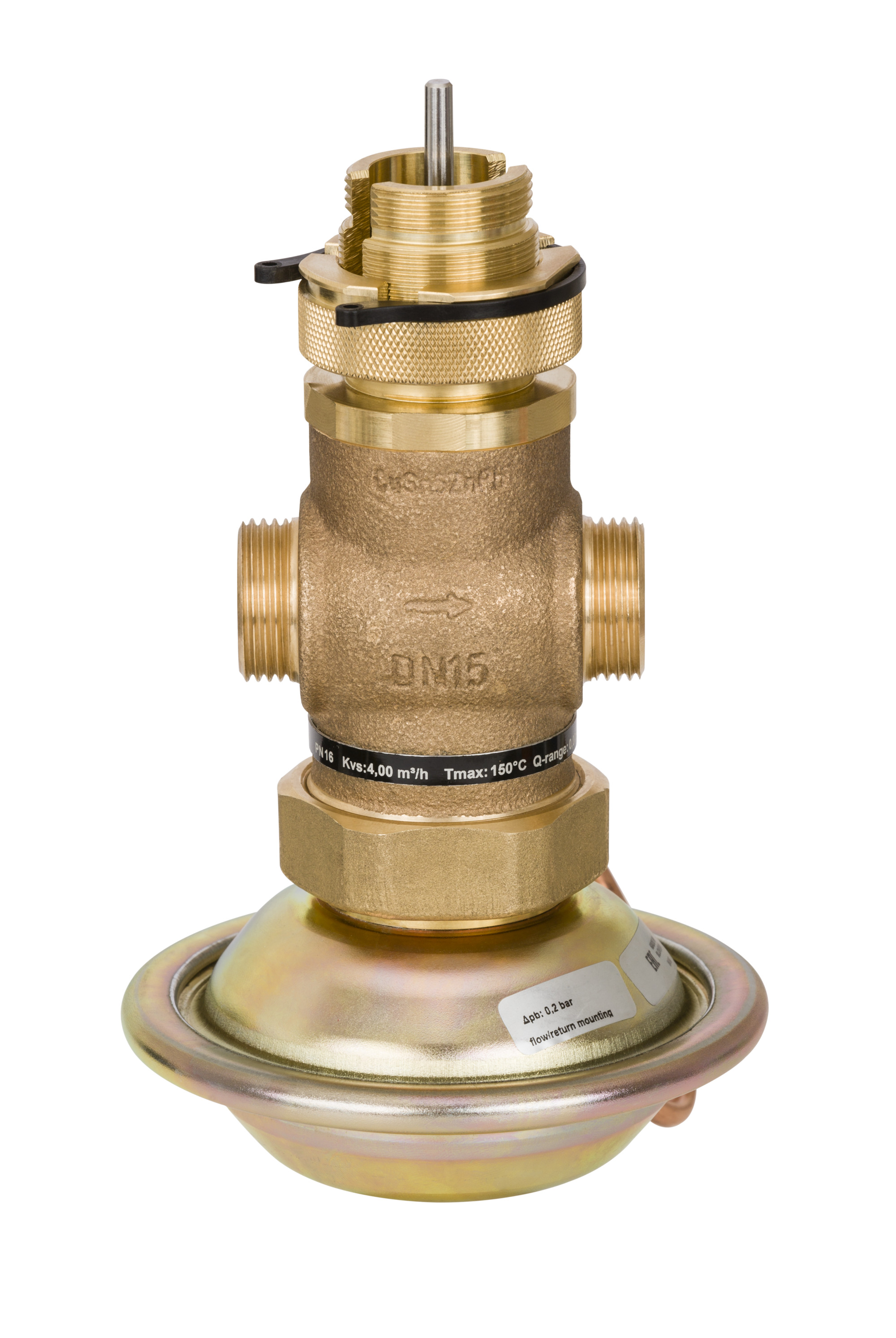 Danfoss Клапан регулирующий комбинированный AVQM с наружной резьбой или фланцевый Комб. р-рAVQM PN16 15/0,4//0,2/резьб. 003H6733  - Вид №8