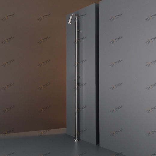 Свободно стоящий прогрессивный набор смеситель с коническим дождевой струей и крепежной скобой H. 2210 мм  GRA25 CEADESIGN 