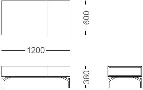 Now & Future Низкий прямоугольный журнальный столик с местом для хранения вещей sun-id-1481314 - Вид №1