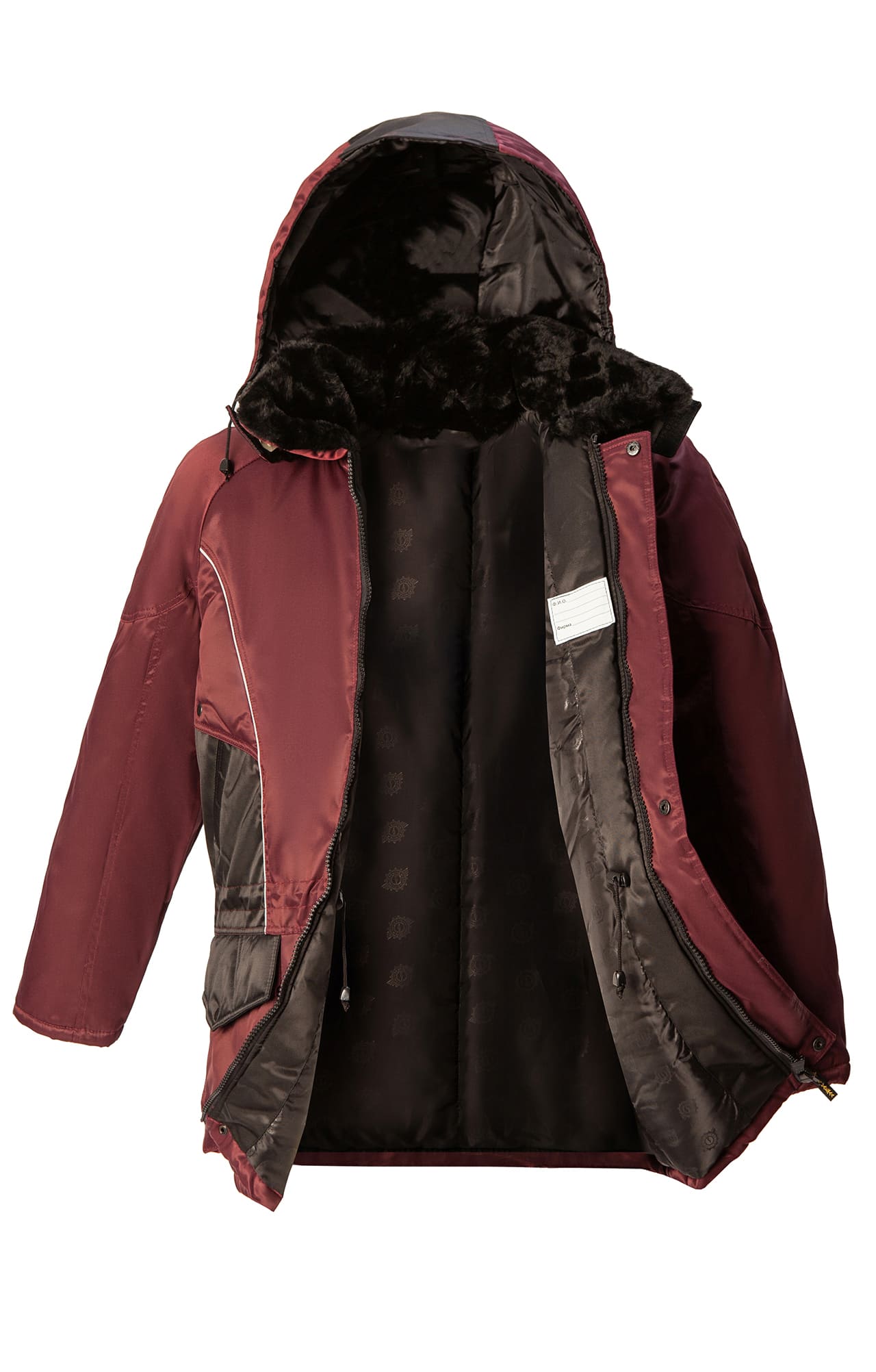 61592 Костюм "Сатурн" зимний бордо  Зимняя спецодежда  размер 60-62/182-188  - Вид №5