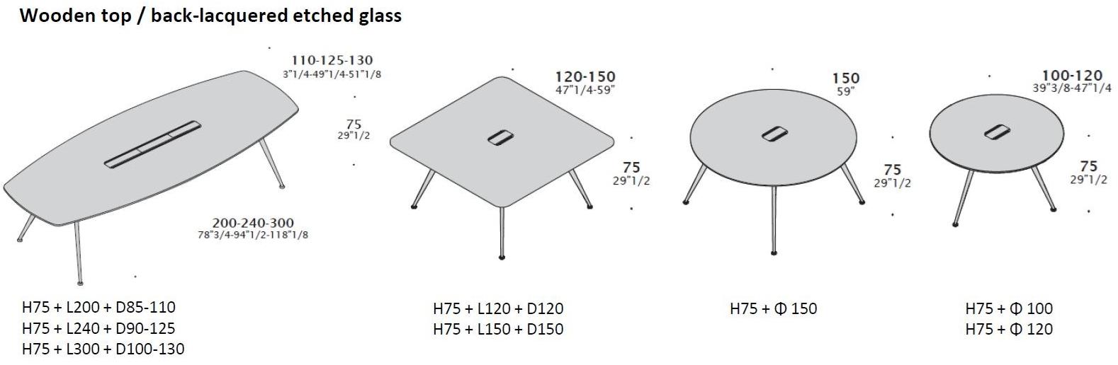ESTEL GROUP Стол для совещаний прямоугольный стеклянный P016 sun-id-1427425 - Вид №5