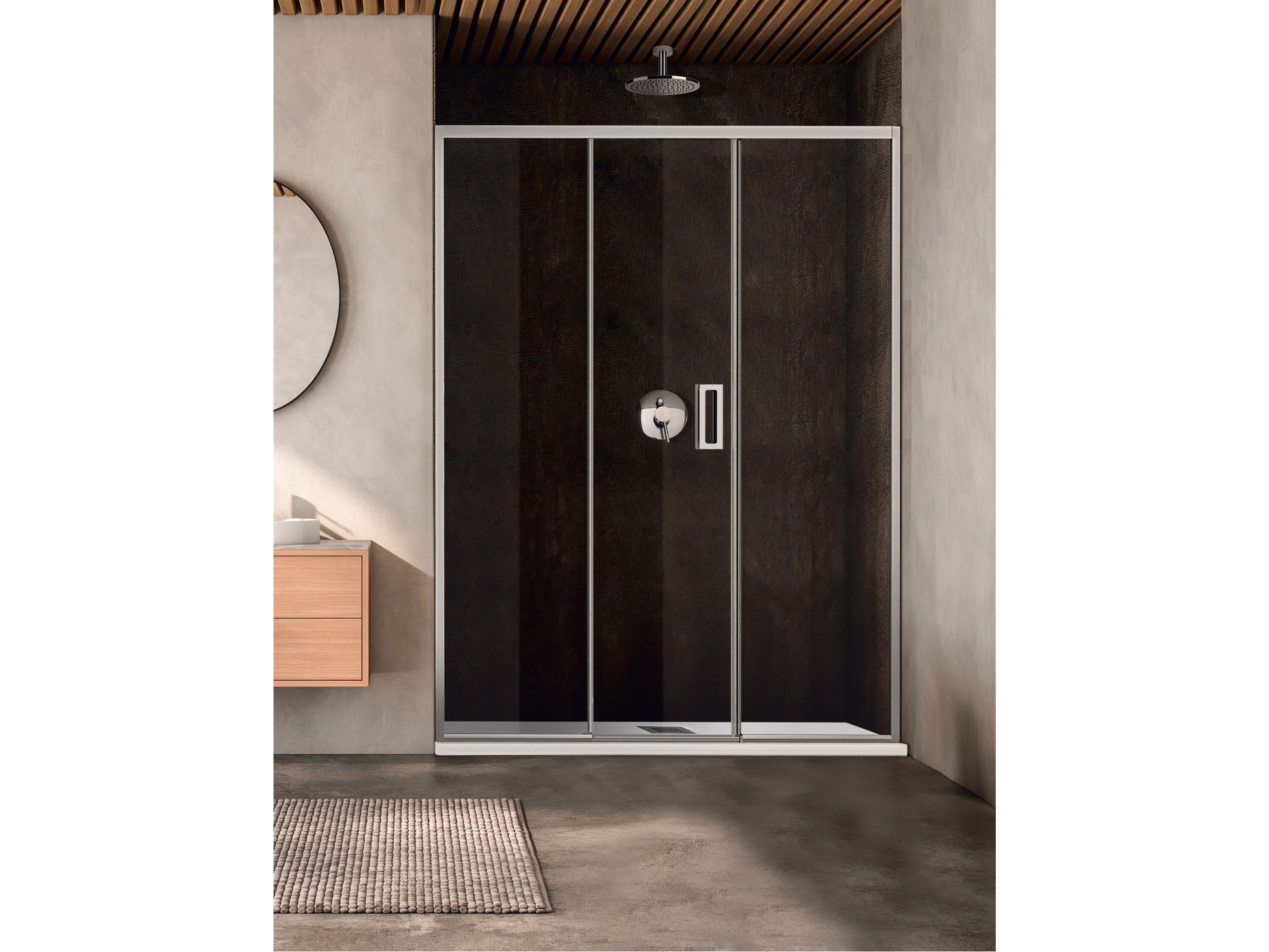 Хрустальная ниша душевая кабина с раздвижной дверью Metidea Рубин ARCH-00080491 - Вид №1