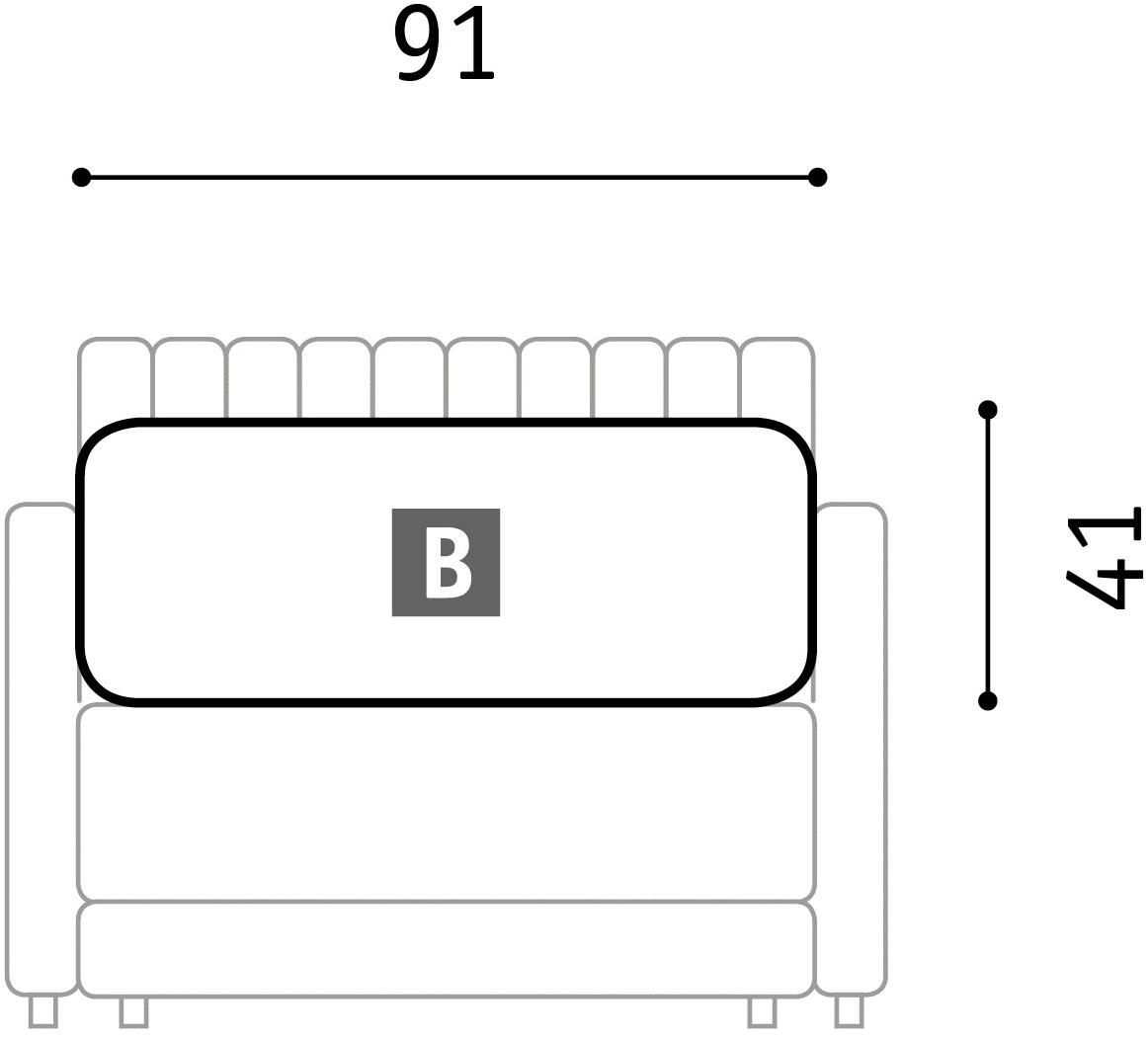 Febal Casa Модульный тканевый диван с полкой для журналов Softcase sun-id-1501311 - Вид №21