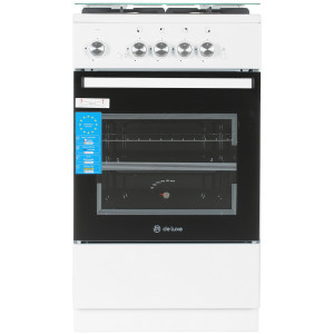 8187178 Газовая плита De Luxe 5040.32Г (КР) ЧР белый