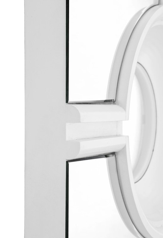 Зеркало квадратное в белой раме Jagger от Eichholtz EICHHOLTZ ДИЗАЙНЕРСКИЕ 247155 Белый  - Вид №2