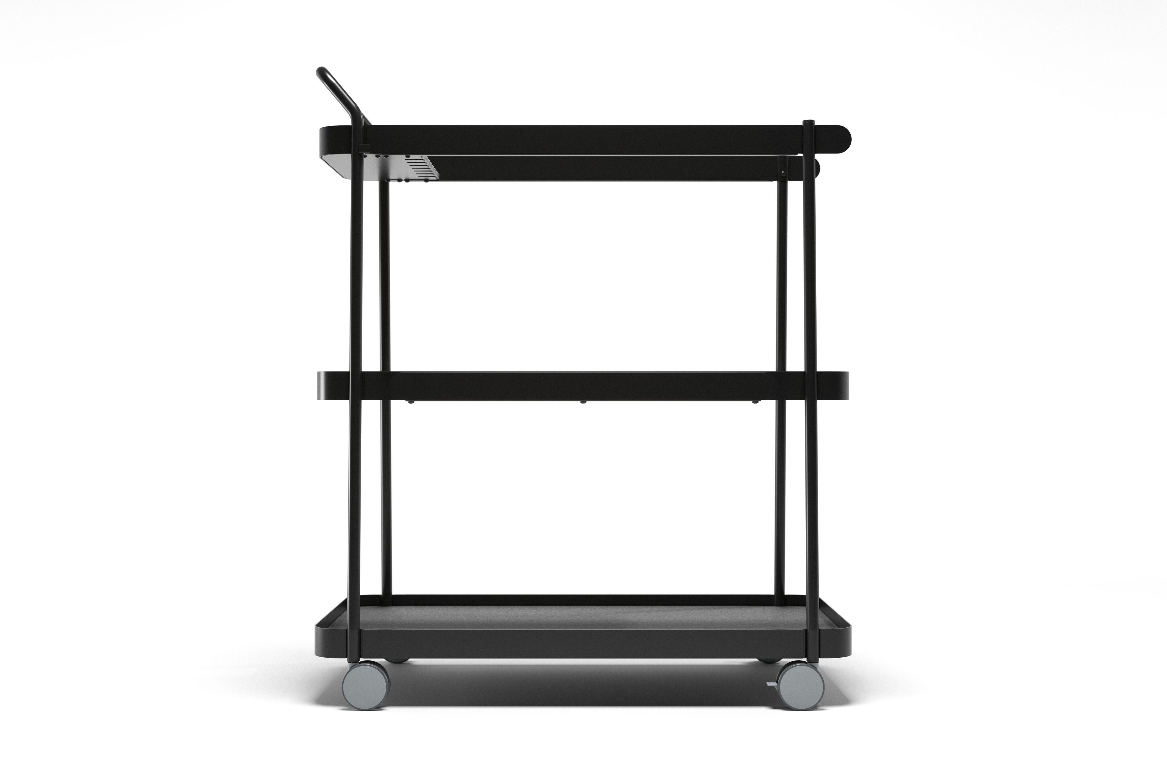 Стальная тележка с порошковым покрытием с полками Haworth Collaborate ARCH-00117404 - Вид №1
