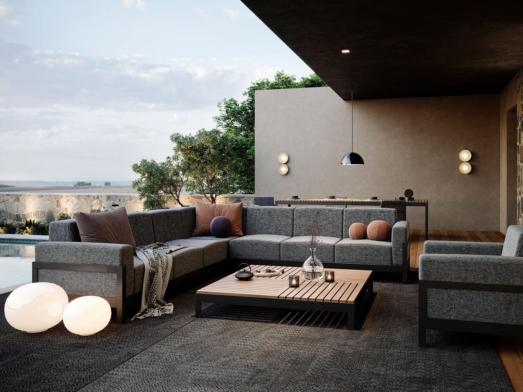 Ткань сад диван Walters More Comfort ARCH-00127391 - Вид №3