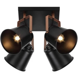 Спот потолочный черный Rivoli Acuto 7015-704 RIVOLI ACUTO 00-3891476 Черный