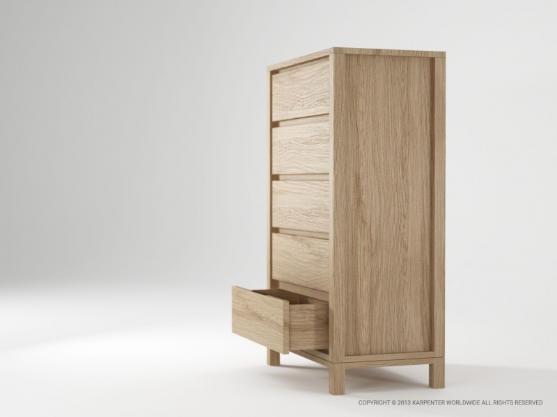 130_314 Комод с 5 ящиками Karpenter Solid - Вид №2