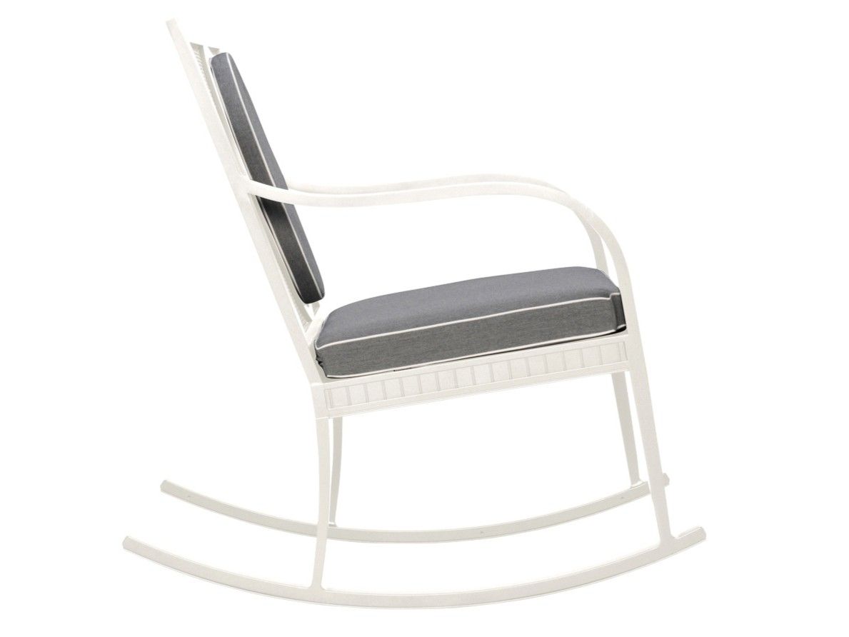 Алюминиевое кресло-качалка с порошковым покрытием с подлокотниками JANUS et Cie Savannah ARCH-00020138 - Вид №1