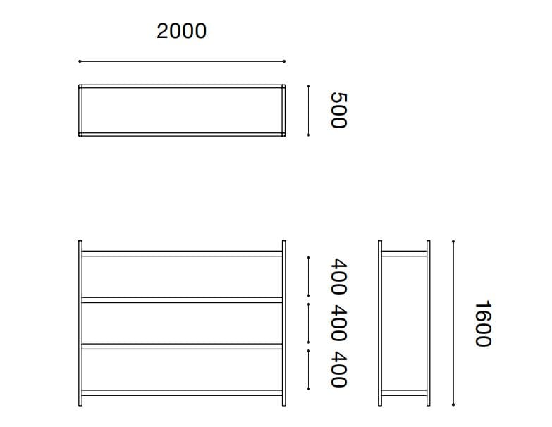 Модульная модульная библиотека Established&Sons сетка ARCH-00001898 - Вид №2