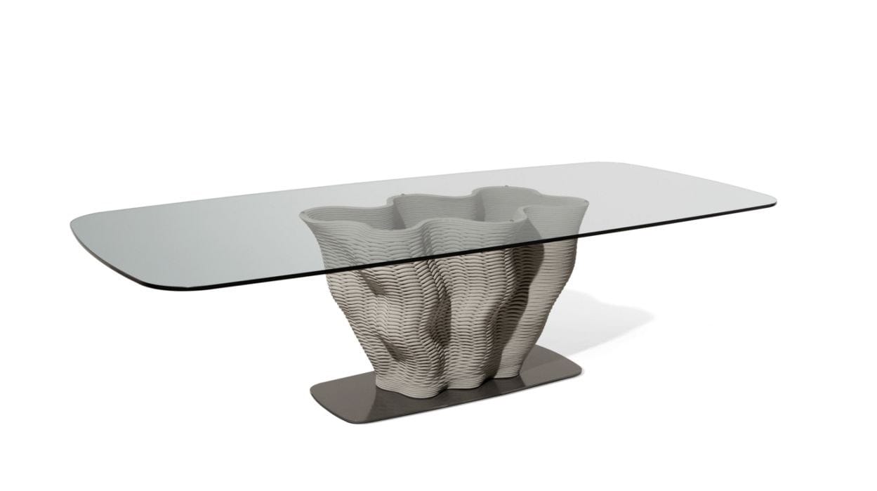 Прямоугольный стол с основанием из цемента 3D печать ROCHE BOBOIS CORAIL ARCH-00141882 - Вид №1