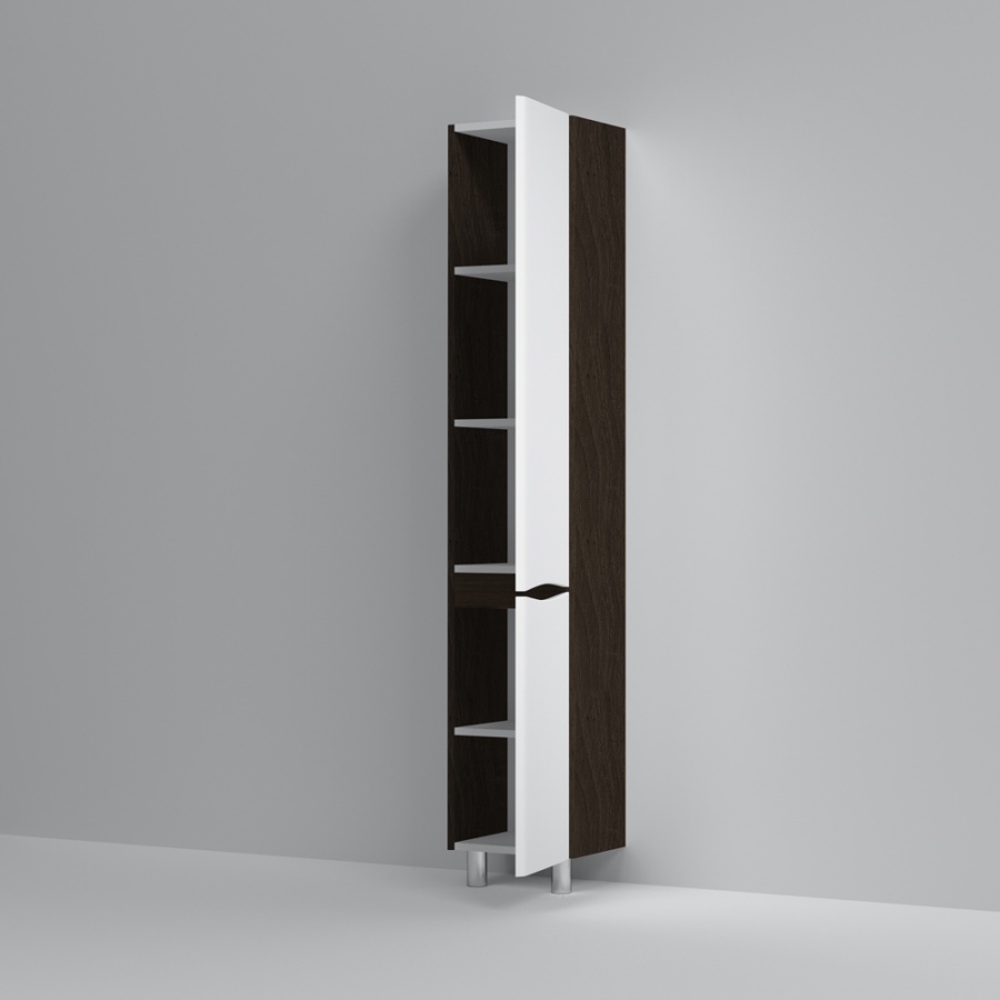 M80CSR0356VF шкаф-колонна напольный правый 35 см двери венге текстурированный AM.PM Like - Вид №3