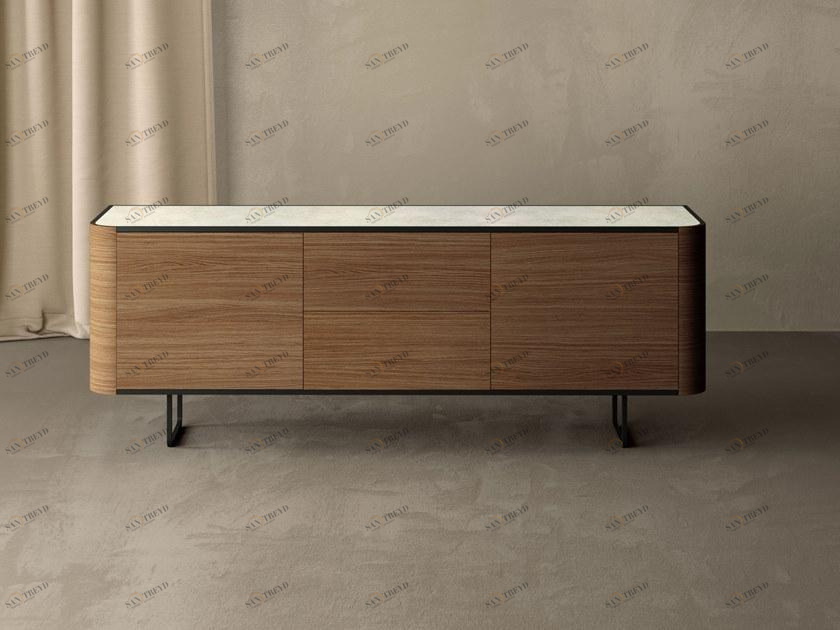 Momocca Комод деревянный с распашными дверцами и ящиками Adara Acl185 / acl185p