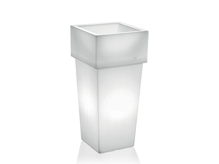 Светящийся квадратный садовый горшок из полиэтилена Lyxo Design NOVA ARCH-00055869 - Вид №1