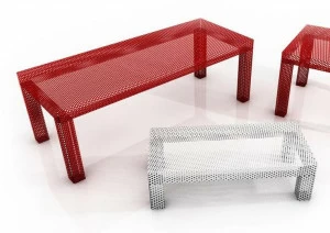 GARDA DESIGN Прямоугольный стол из листового металла