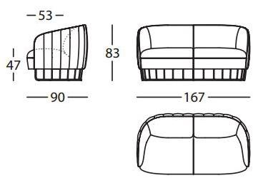 Sancal Диван из ткани Tonella sun-id-1458738 - Вид №14